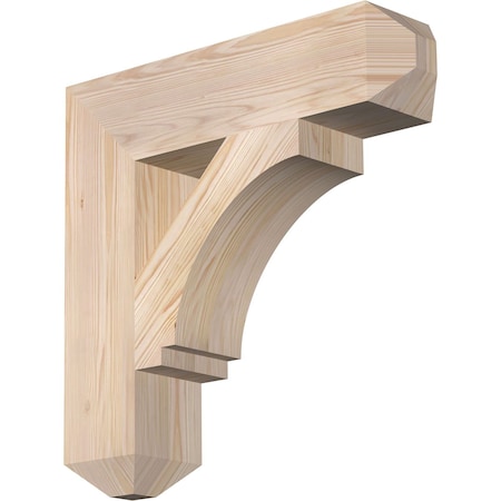 Ekena Millwork Imperial Craftsman Smooth Bracket, Douglas Fir, 5 1/2"W x 24"D x 24"H BKT06X24X24IMP04SDF